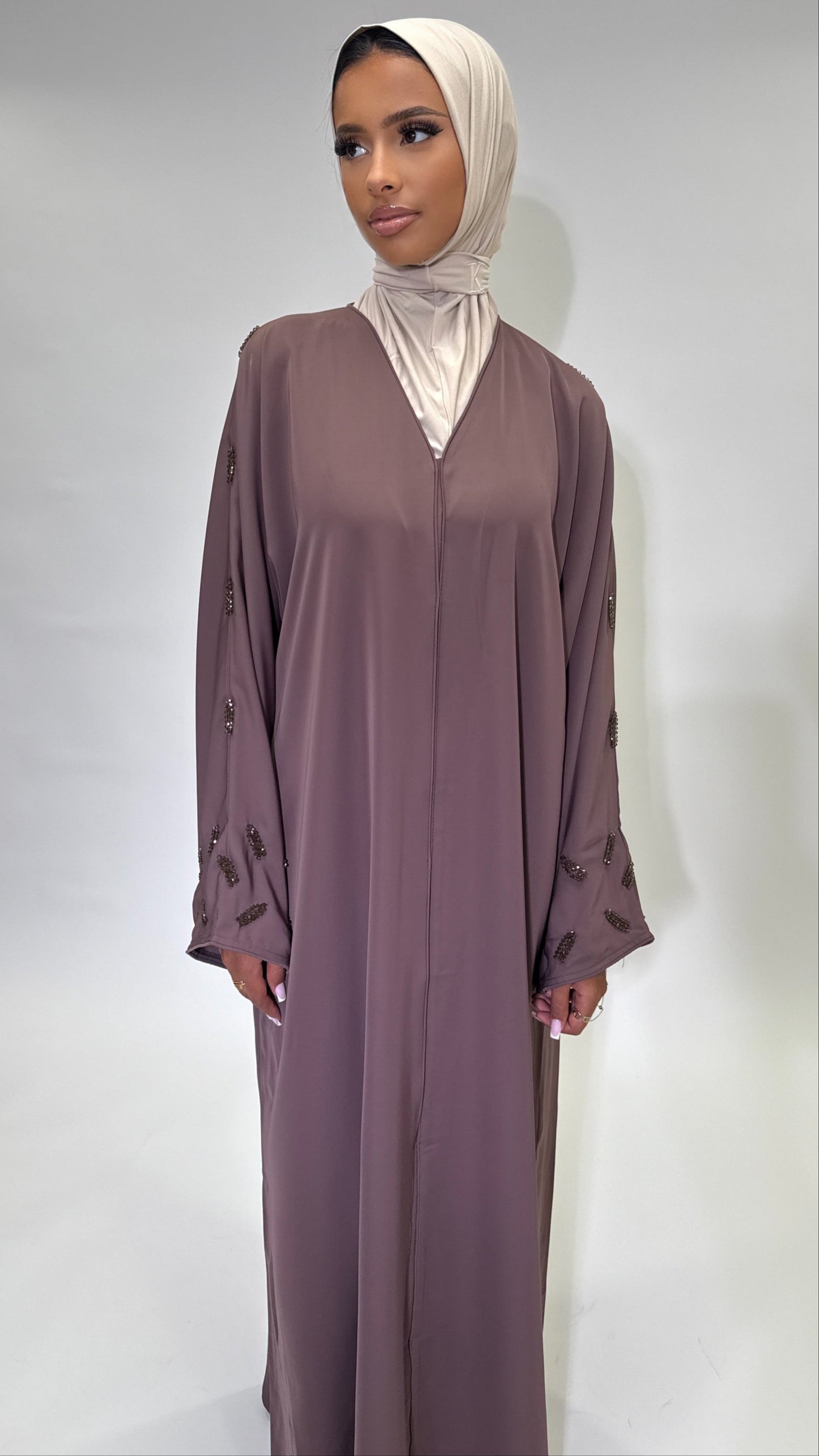 Abaya Ameena - Marron