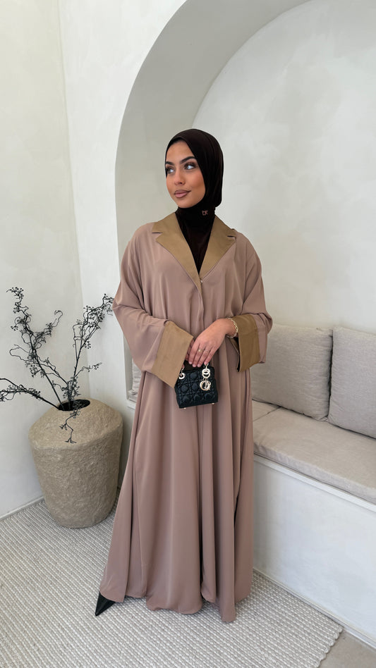 Abaya Asmae Caramel