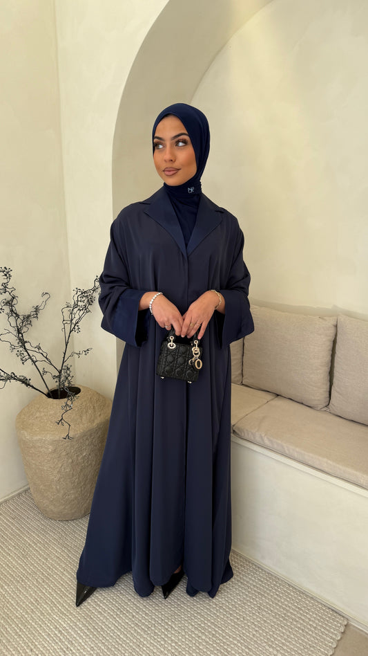 Abaya Asmae Blue Navy