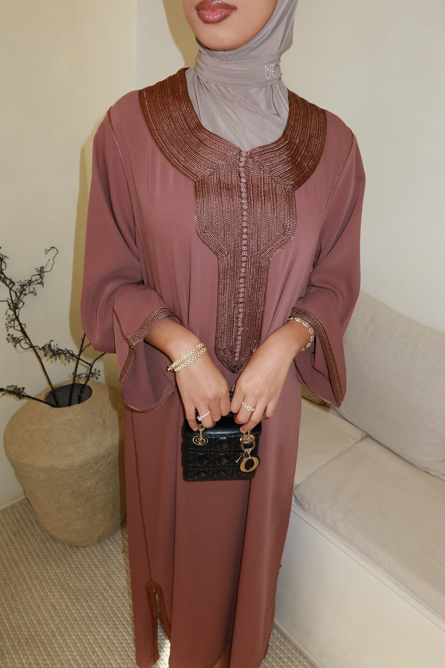 Kaftan Dress Neela Marron