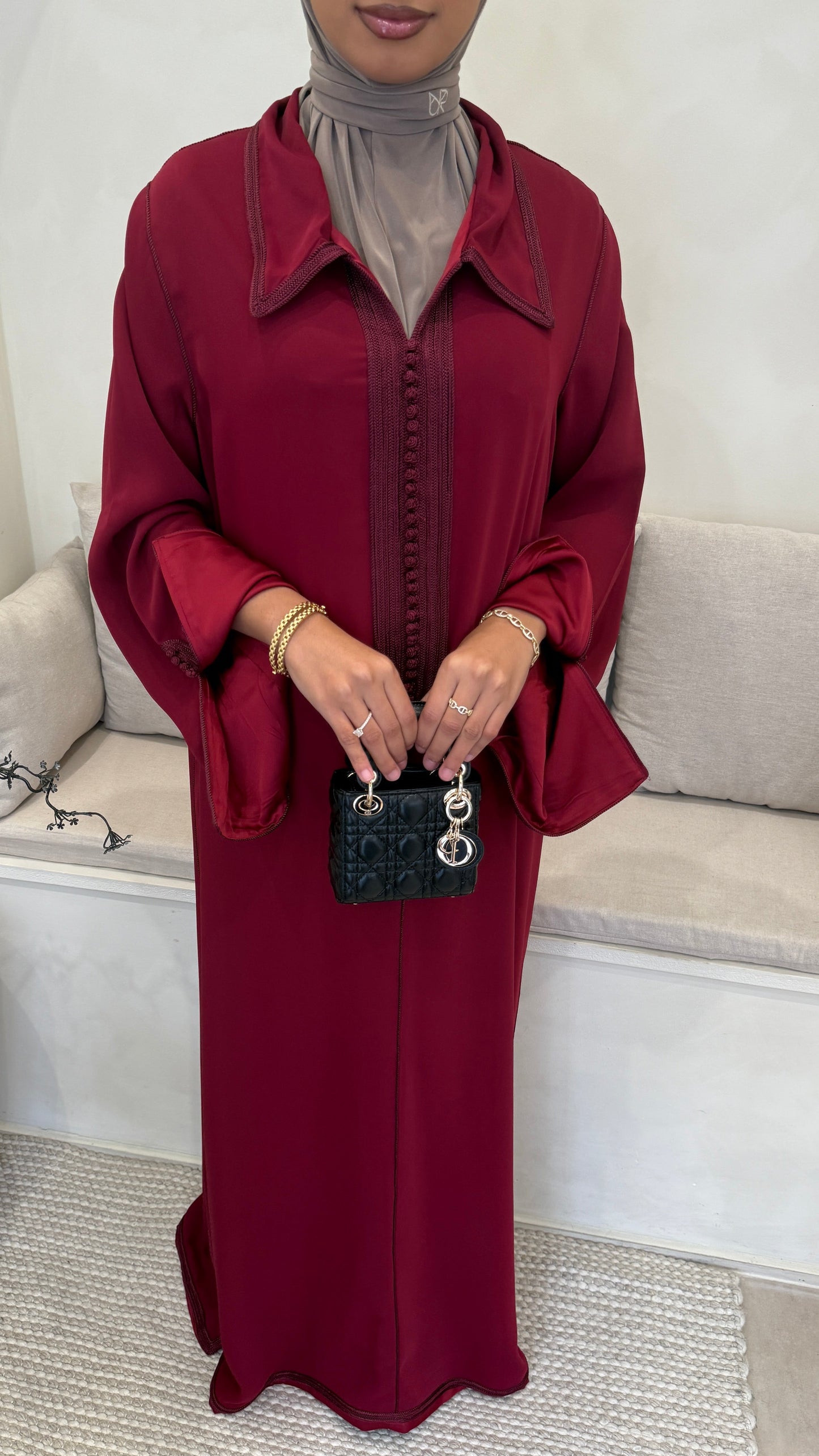 Kaftan Sahar Burgundy