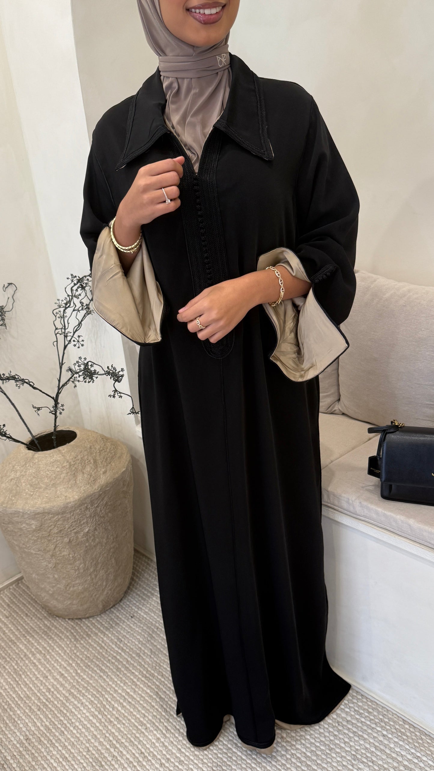 Kaftan Sahar Noir