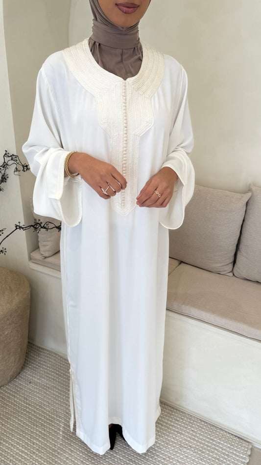 Kaftan Dress Neela Blanc