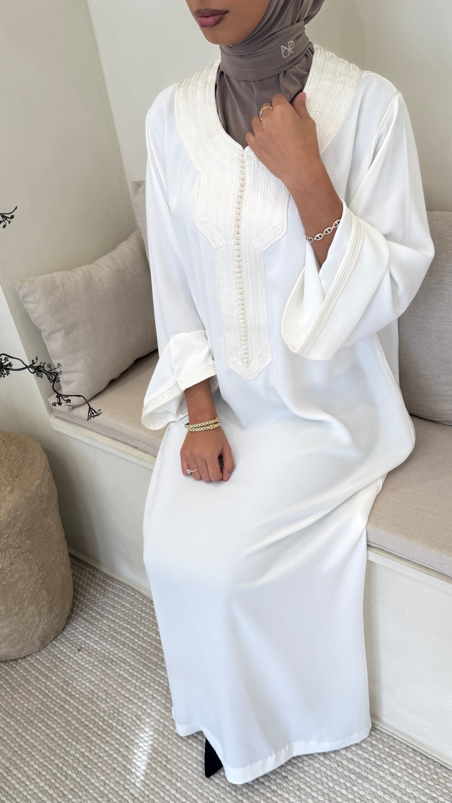 Kaftan Dress Neela Blanc