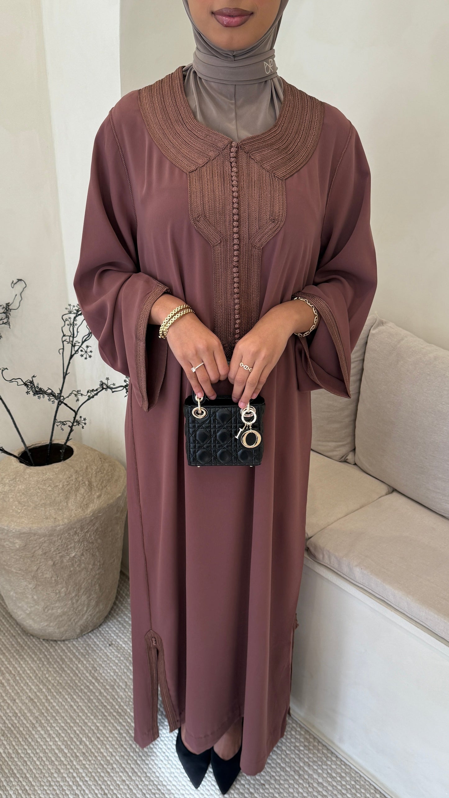Kaftan Dress Neela Marron