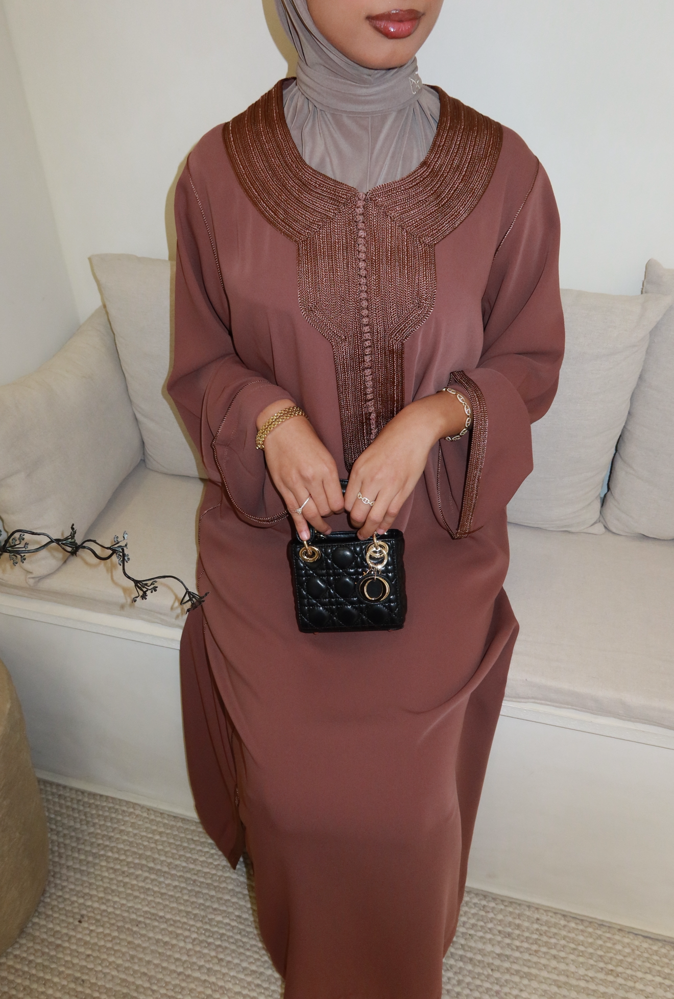 Kaftan Dress Neela Marron