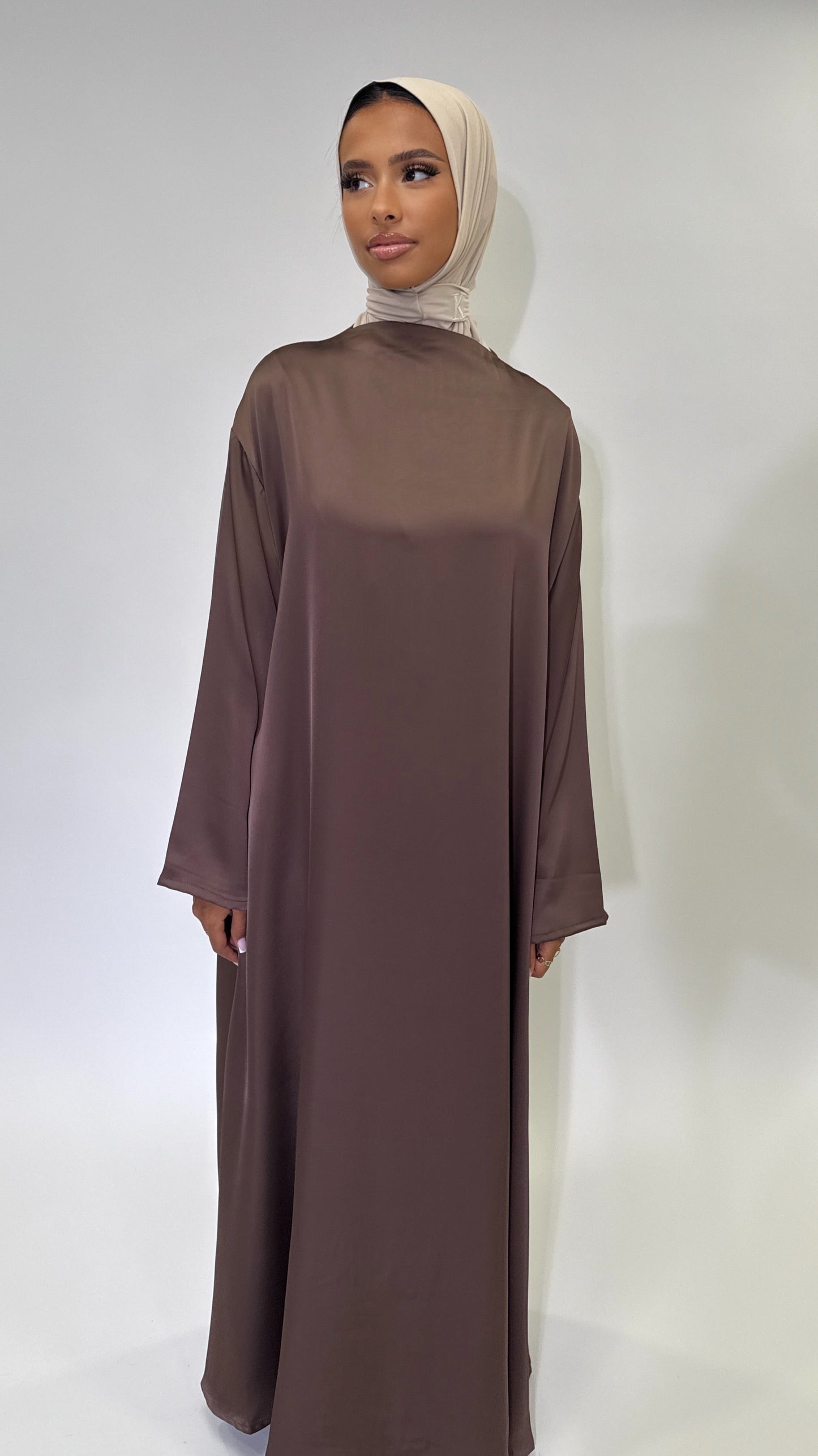 Robe Satin Premium - Taupe