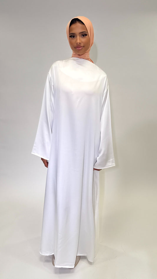 Robe Satin Premium - Blanc