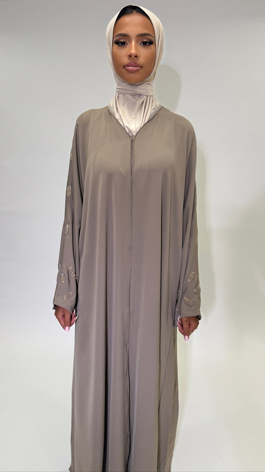 Abaya Ameena - Moss grey
