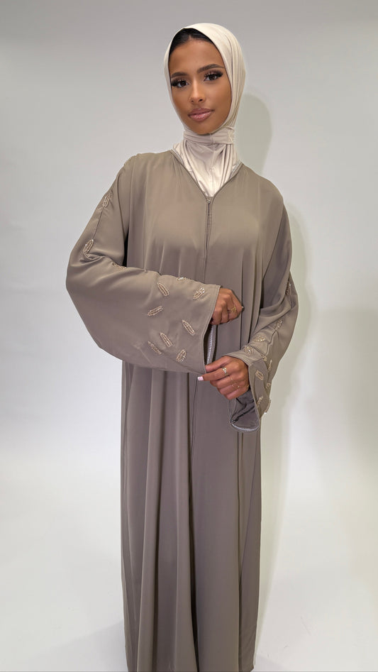 Abaya Ameena - Moss grey