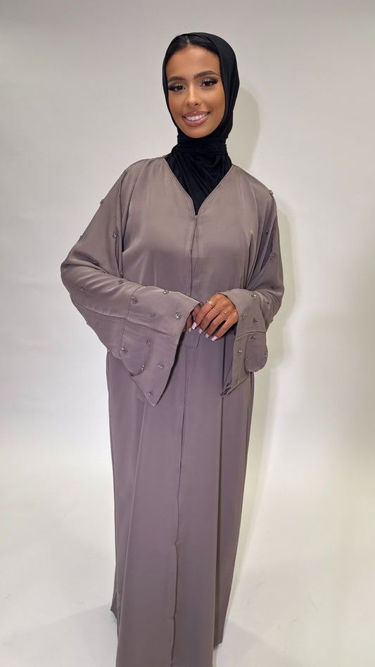 Abaya Noura - Taupe