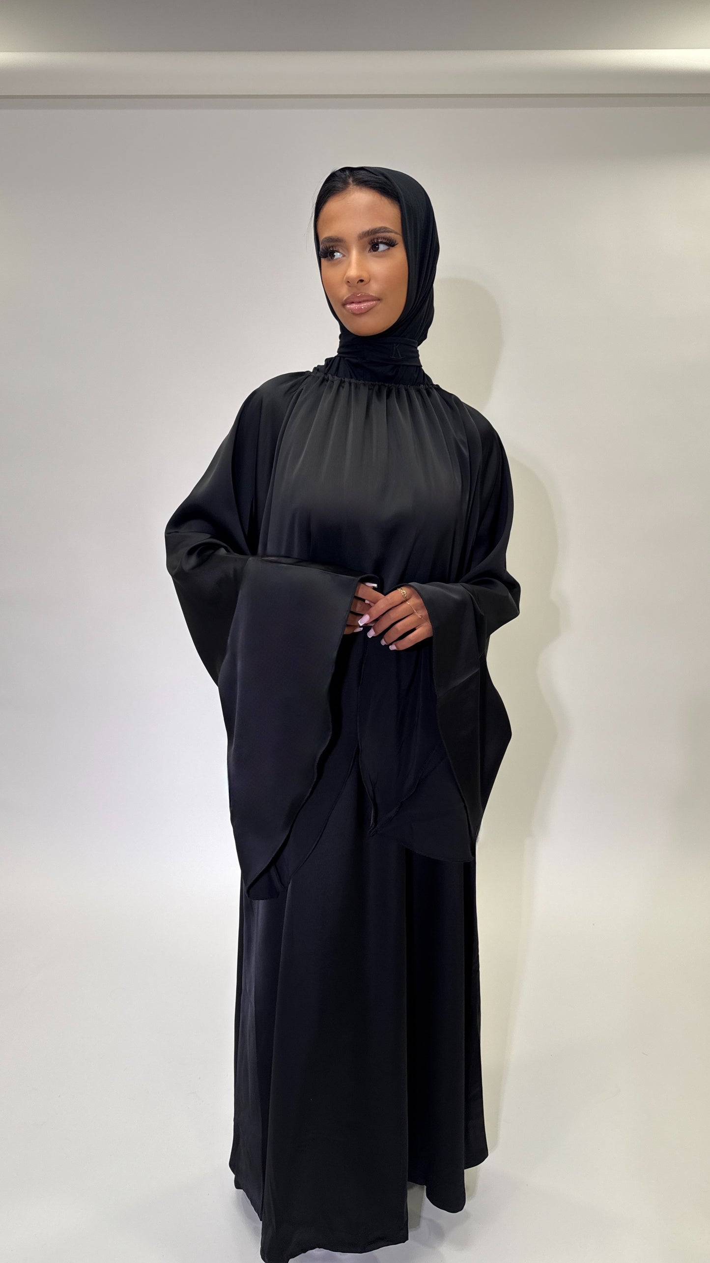 Drapé Dress - Noir