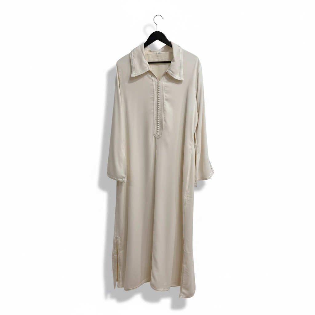 Kaftan Sahar Blanc